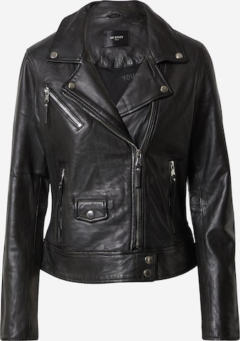 BE EDGY Between-Season Jacket 'Janice' in Black: front