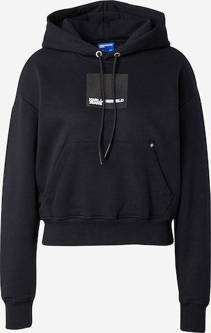 KARL LAGERFELD JEANSSweater majica - crna boja: prednji dio