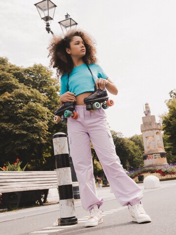 Looxs Revolution Baggy Trousers in Purple
