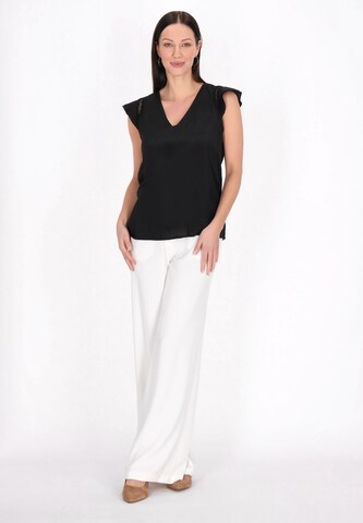 usha BLACK LABEL Блузка 'Fashion Look' в Черный