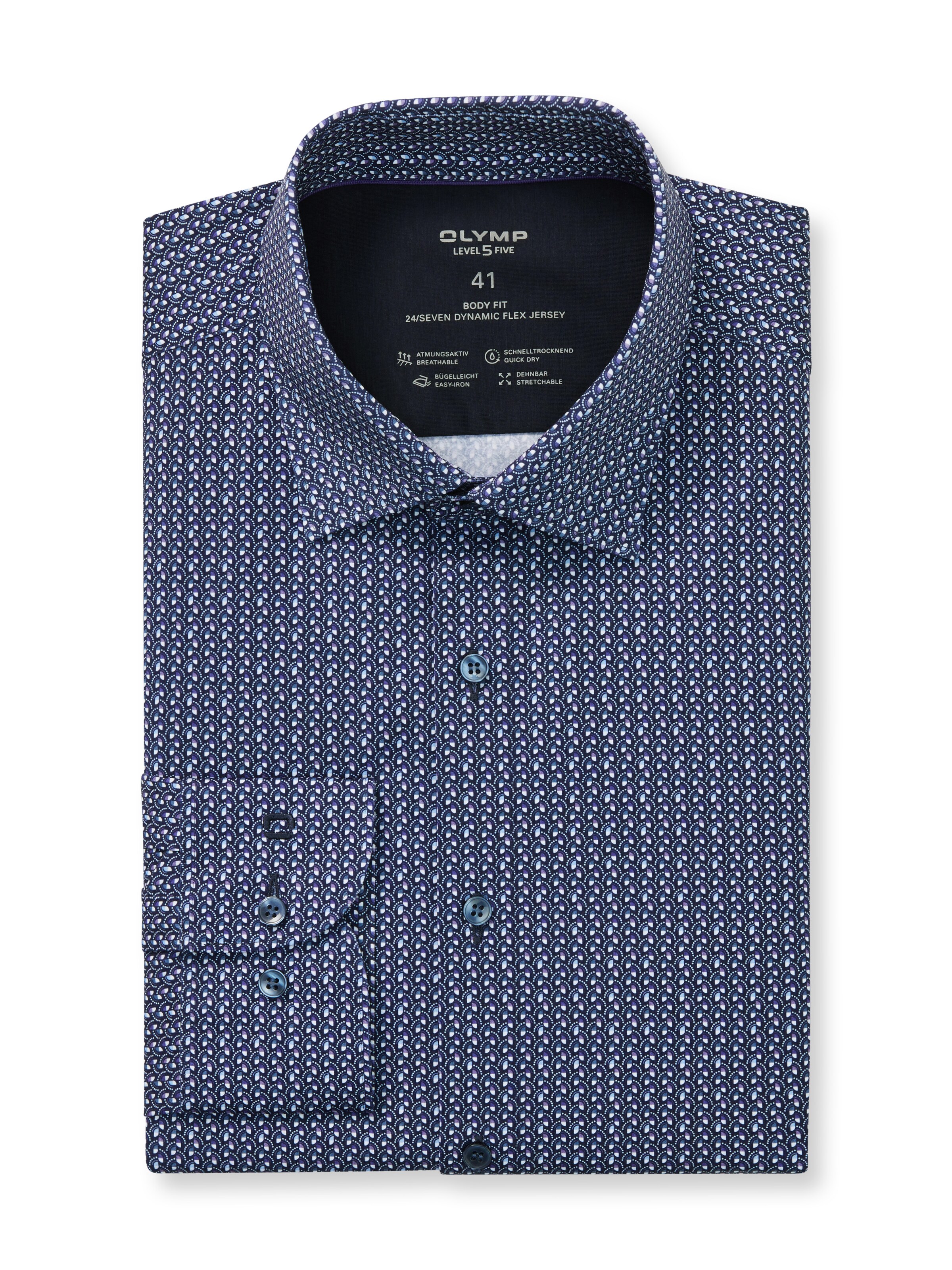 OLYMP Regular Fit Hemd in Blau