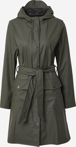 Manteau fonctionnel RAINS en vert : devant