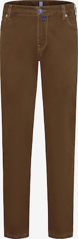 Pantalon chino MEYER en marron : devant