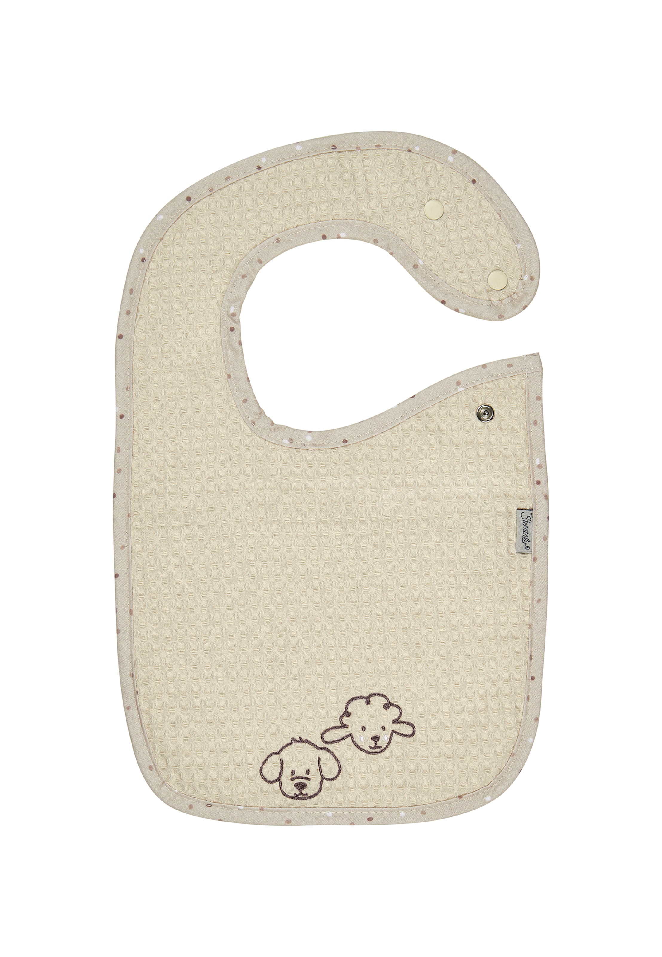 STERNTALER Bib 'BAUERNHOF' in Beige
