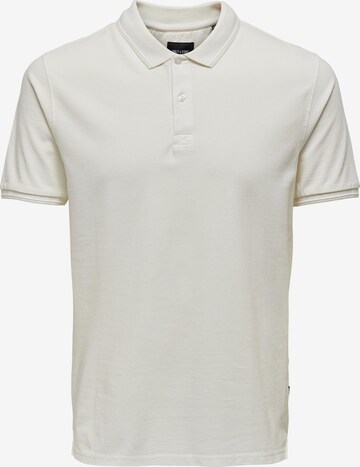 Only & Sons Shirt 'Travis' in White: front