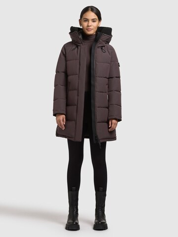 khujo Wintermantel 'Kelsi' in Braun