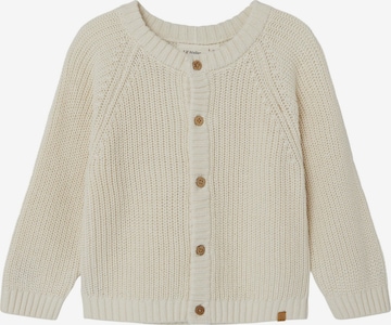 NAME IT Knit Cardigan in White: front