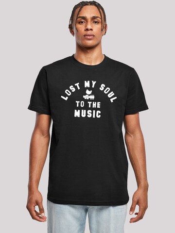 T-Shirt F4NT4STIC en noir : devant