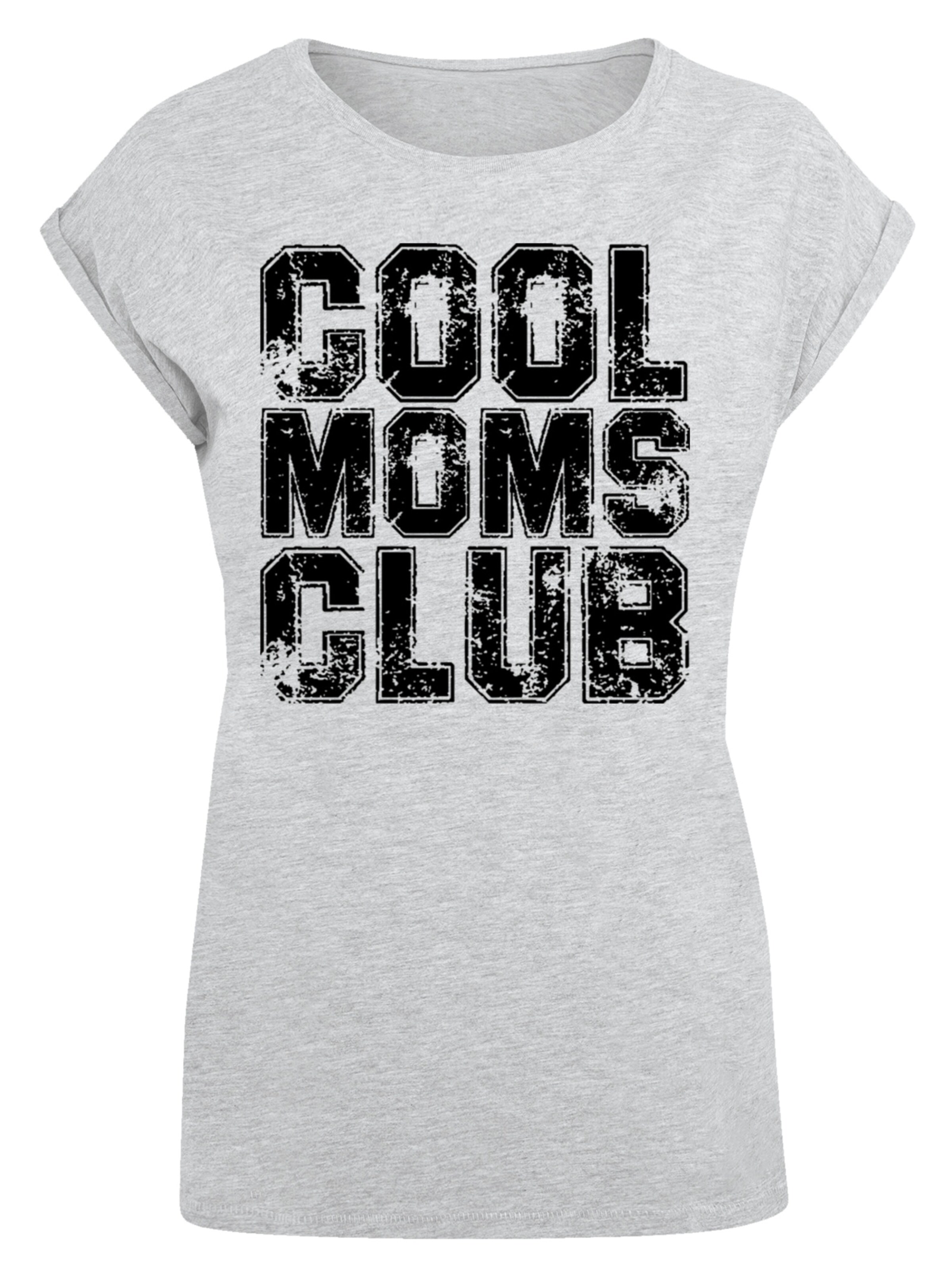 F4NT4STIC T-Shirt 'Mothers Day Modern Love Statement Trendy Slogan' in Grau: Vorderseite