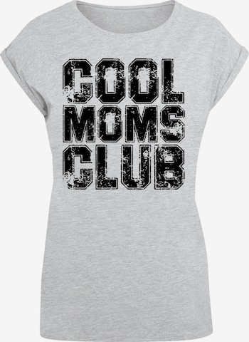 F4NT4STIC T-Shirt 'Mothers Day Modern Love Statement Trendy Slogan' in Grau: Vorderseite