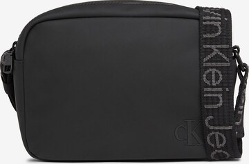 Calvin Klein Jeans - Bolso de hombro en negro: frente