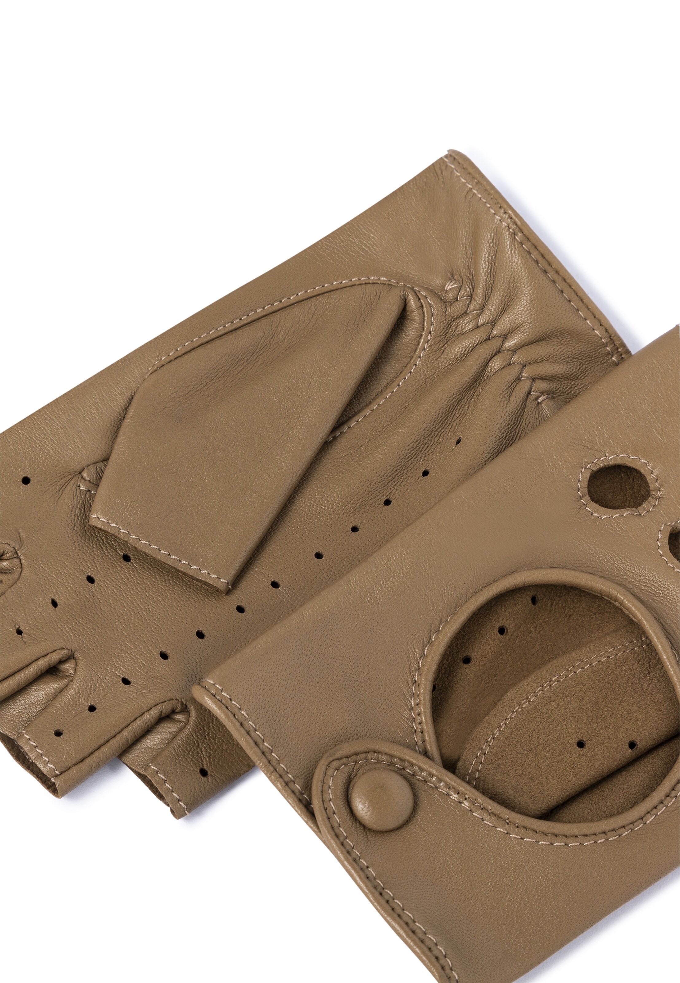 Roeckl Lederhandschuhe 'FLORENZ AUTOFAHRER' in Braun