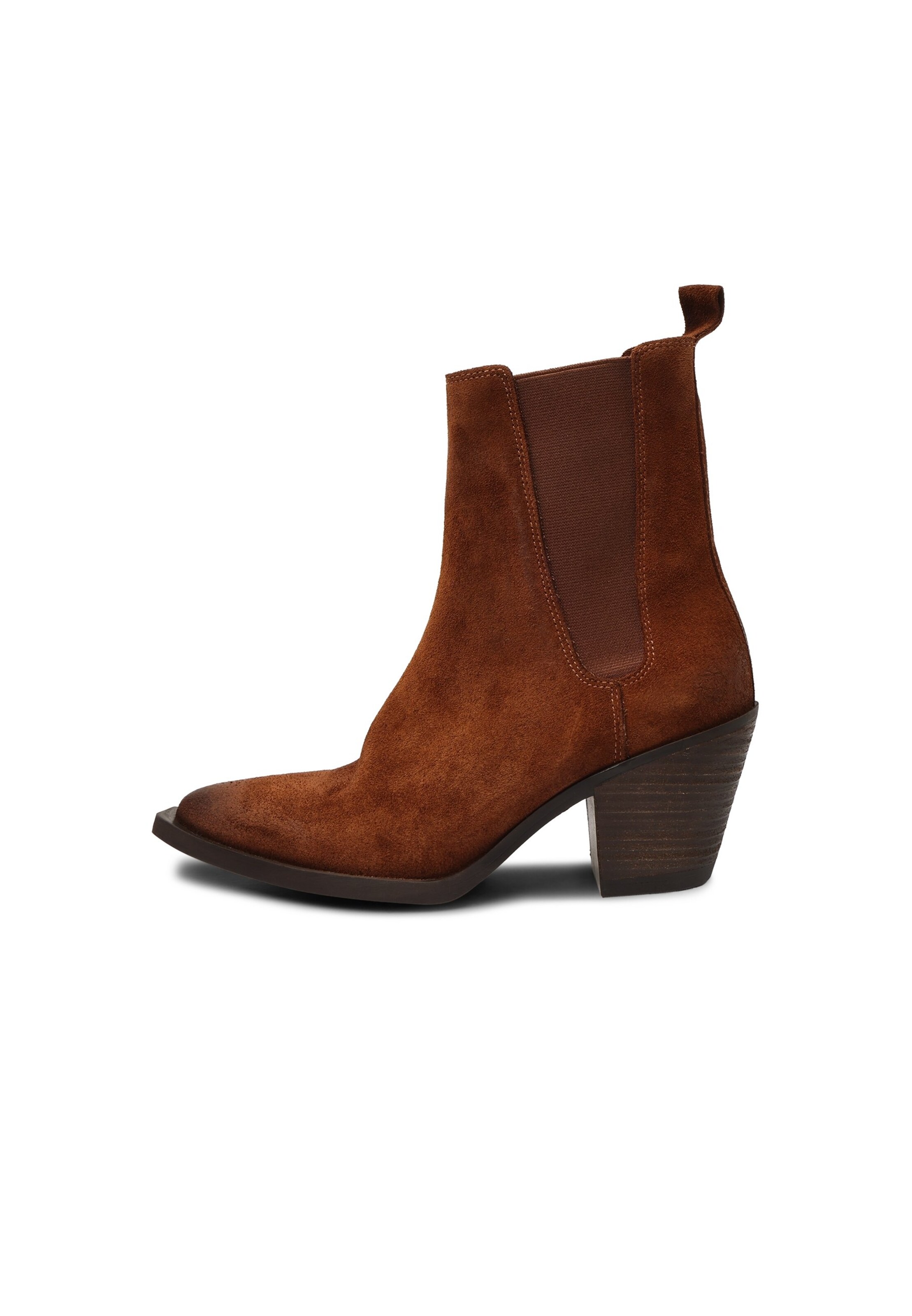 Apple of Eden - Botas chelsea 'SOL' em castanho: frente