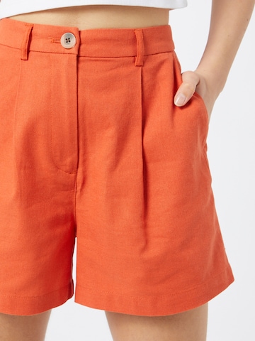 VILA Wide Leg Shorts 'Alina' in Orange