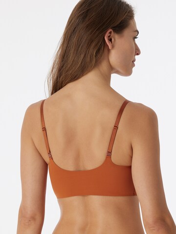 SCHIESSER Bralette Bra ' Invisible Soft Padded ' in Orange