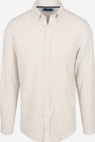 Steppin' out Regular Fit Hemd in Beige: Vorderseite