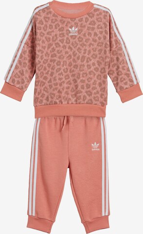 ADIDAS ORIGINALS Set 'Animal Allover Print' in Pink: front