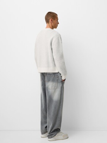 Pull-over Bershka en blanc
