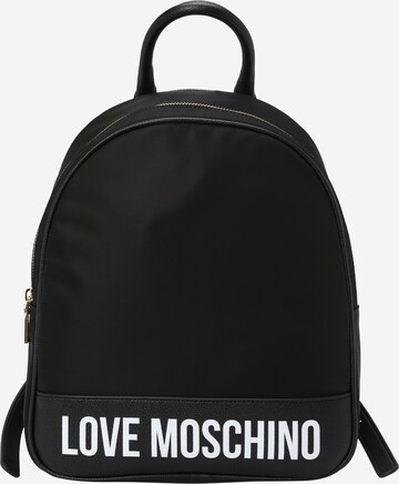 Rucsac 'City Lovers' de la Love Moschino pe negru: față