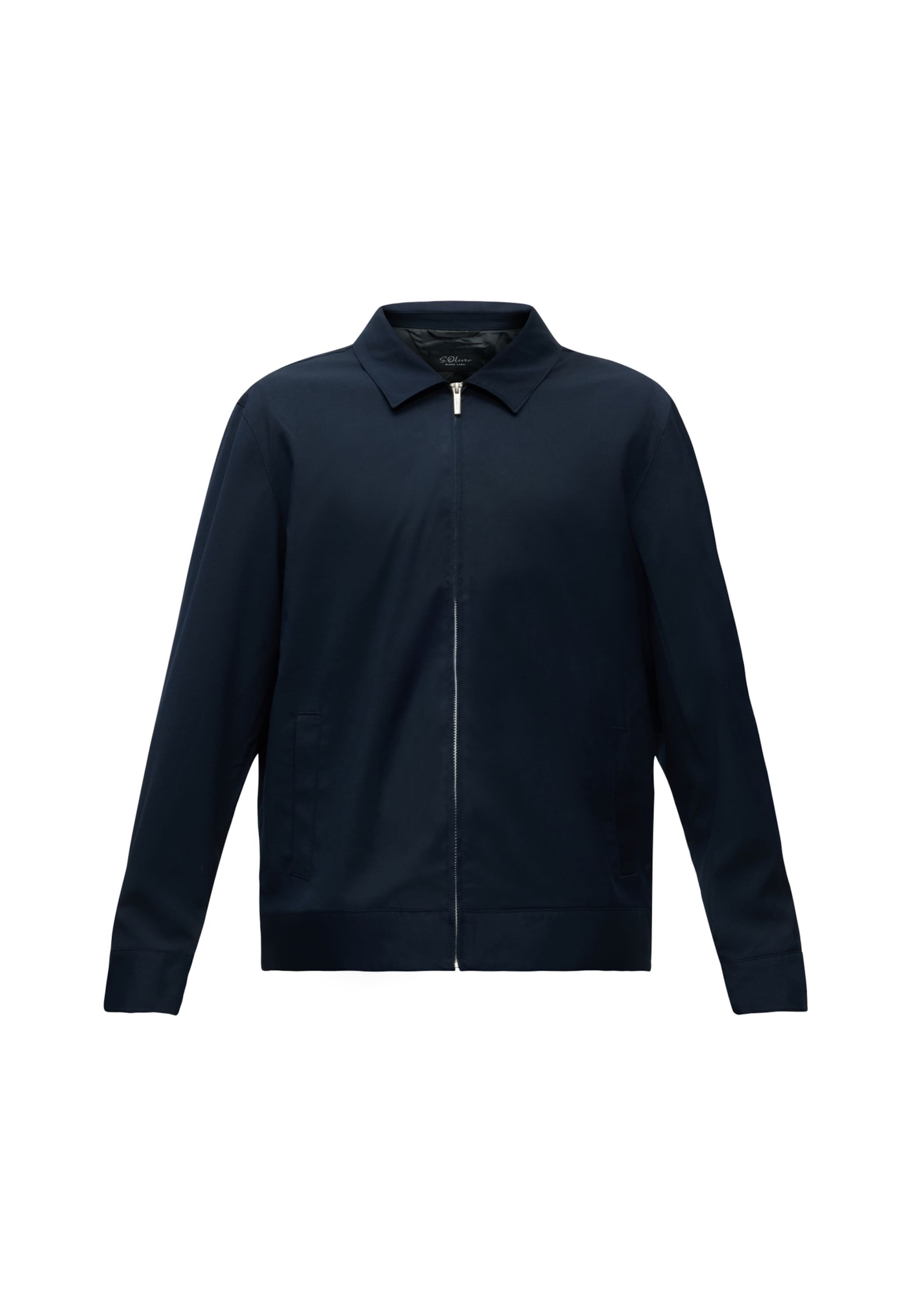 Giacca di mezza stagione di s.Oliver in blu: frontale
