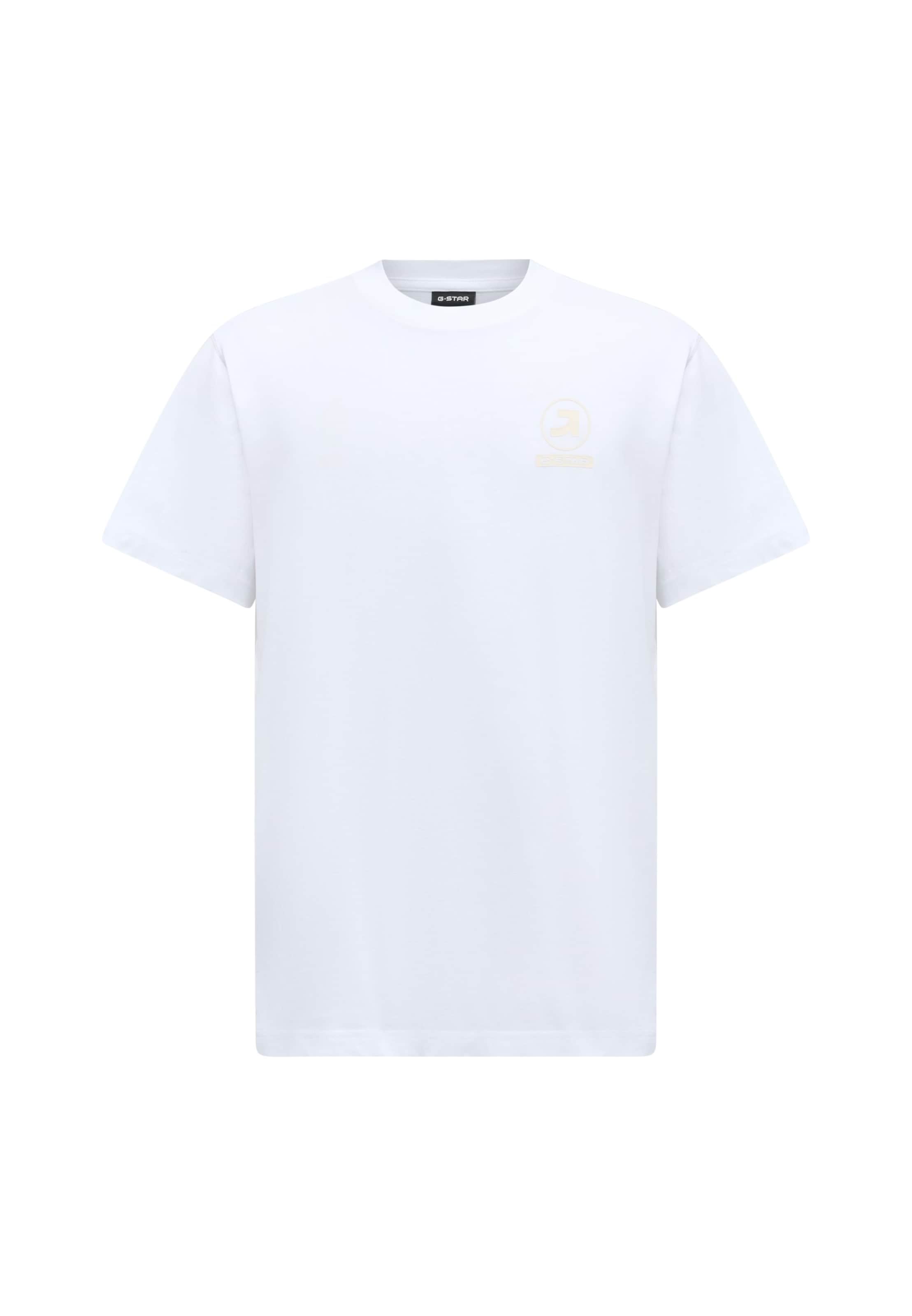 Maglietta di G-STAR in bianco: frontale