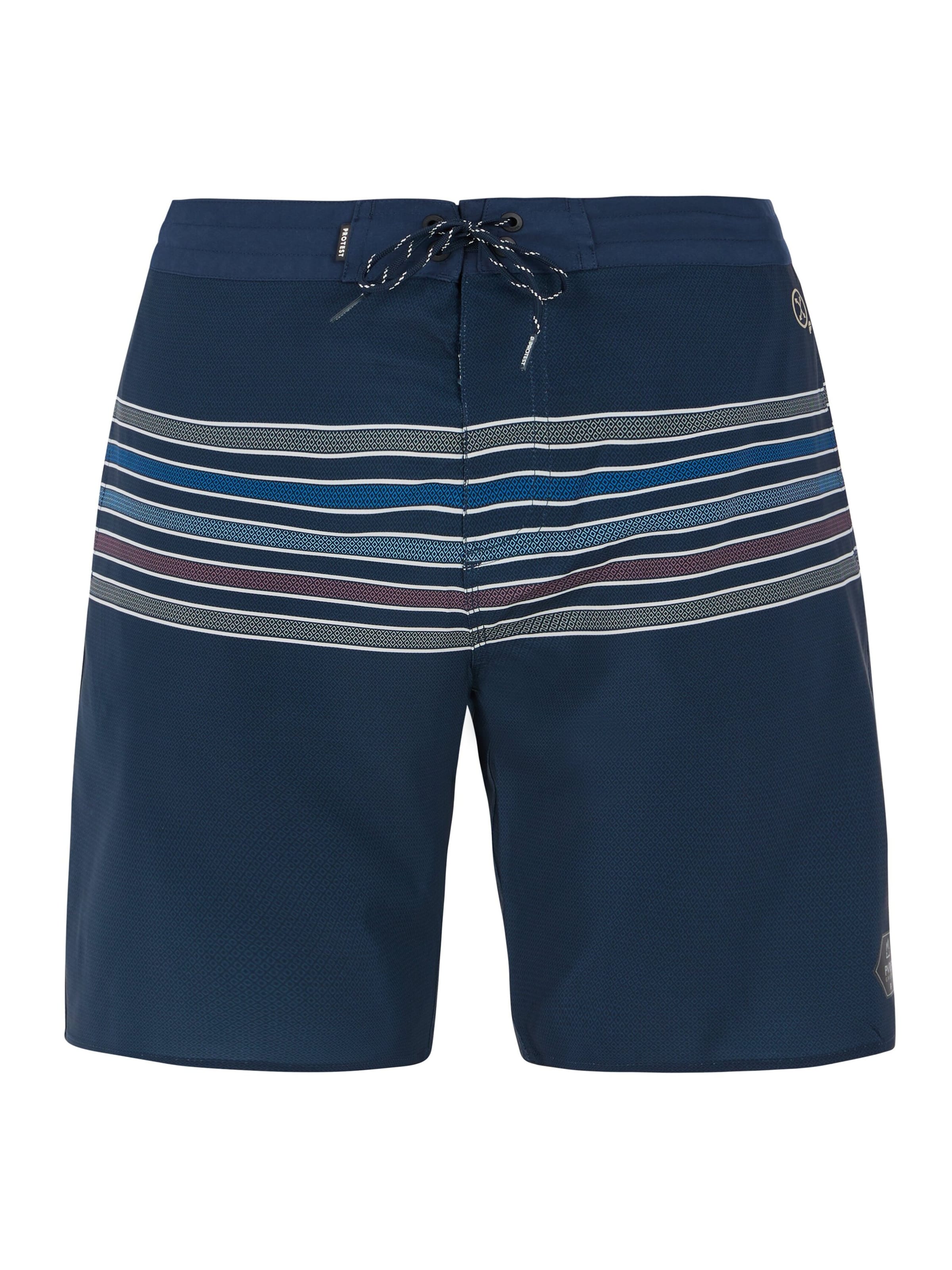 PROTEST Badeshorts 'PRTJACKER'‌‌‌‌‌‌‌‌‌‌ in Blau: Vorderseite