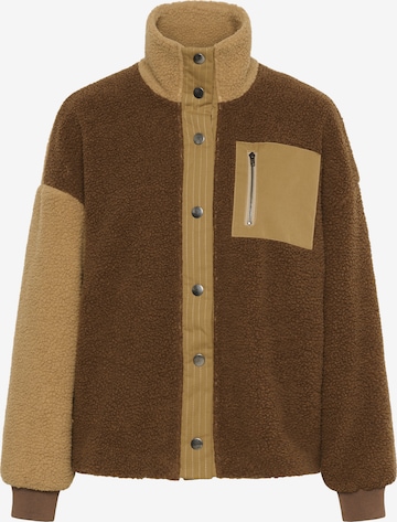 CULTURE Jacke 'Tally' in Braun: Vorderseite