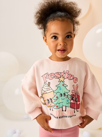 Next Sweatshirt in Pink: front