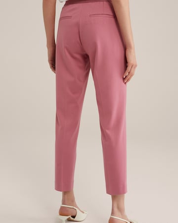 WE Fashion Slimfit Hose in Pink