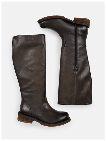 Felmini Wide Fit Stiefel in Braun