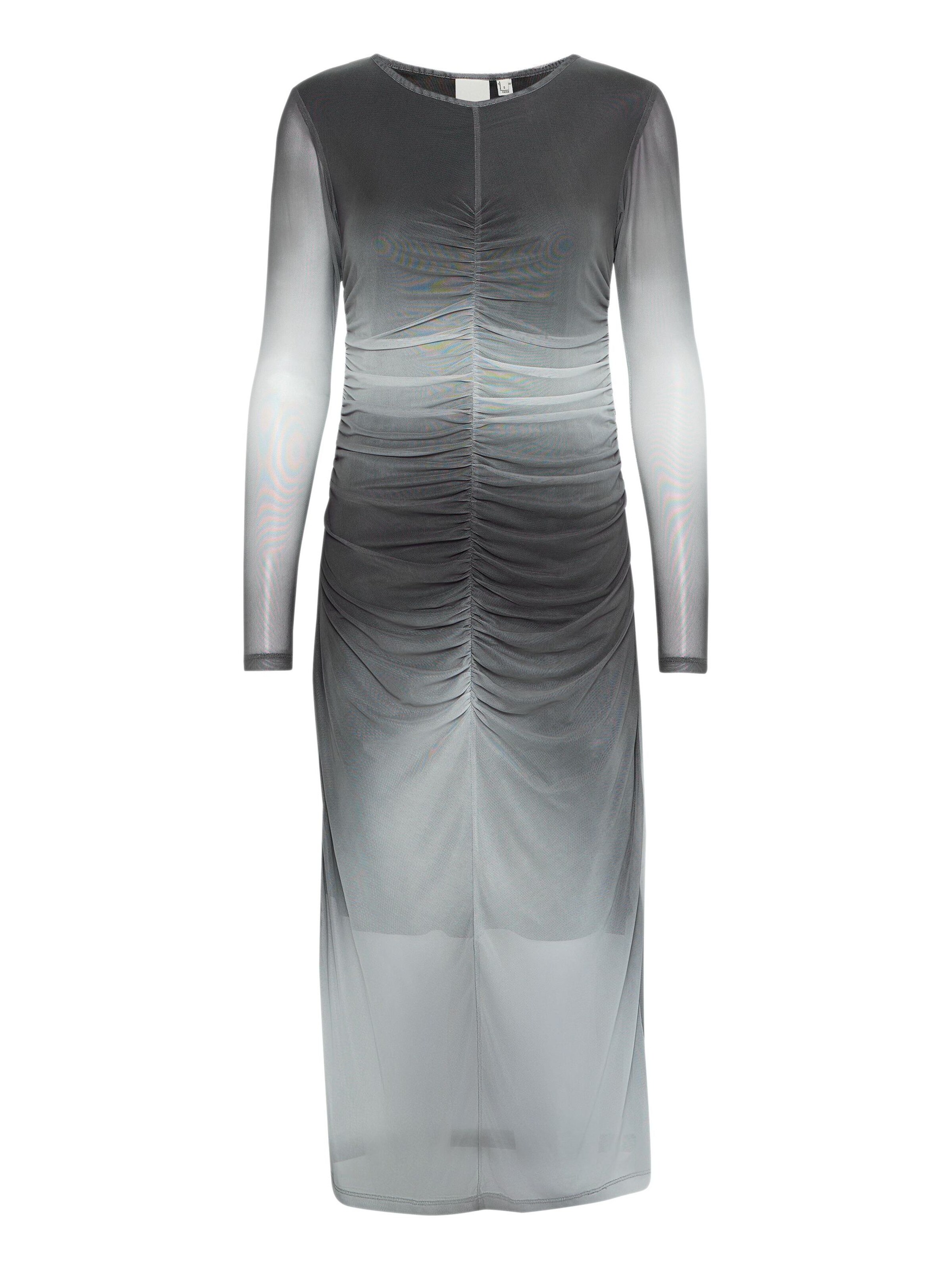 Robe 'PENLOPA DR' ICHI en gris : devant