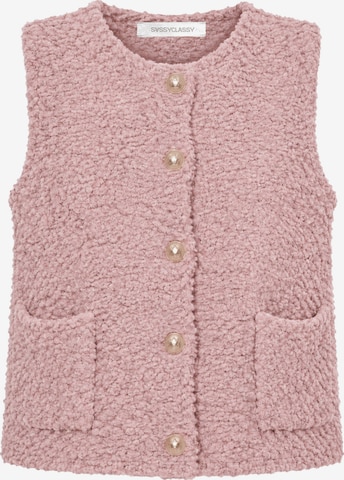 SASSYCLASSY Weste in Pink: Vorderseite