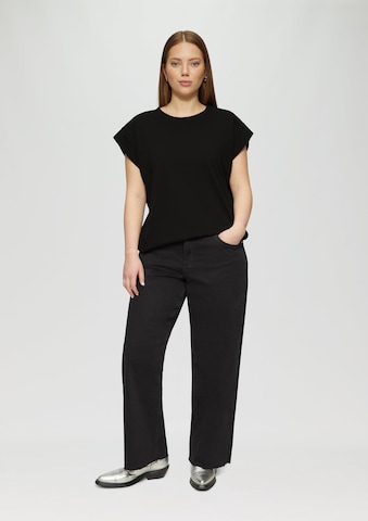 QS Shirt in Schwarz