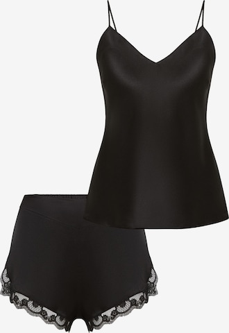 Simone Perele Pajama 'Love Me' in Black: front