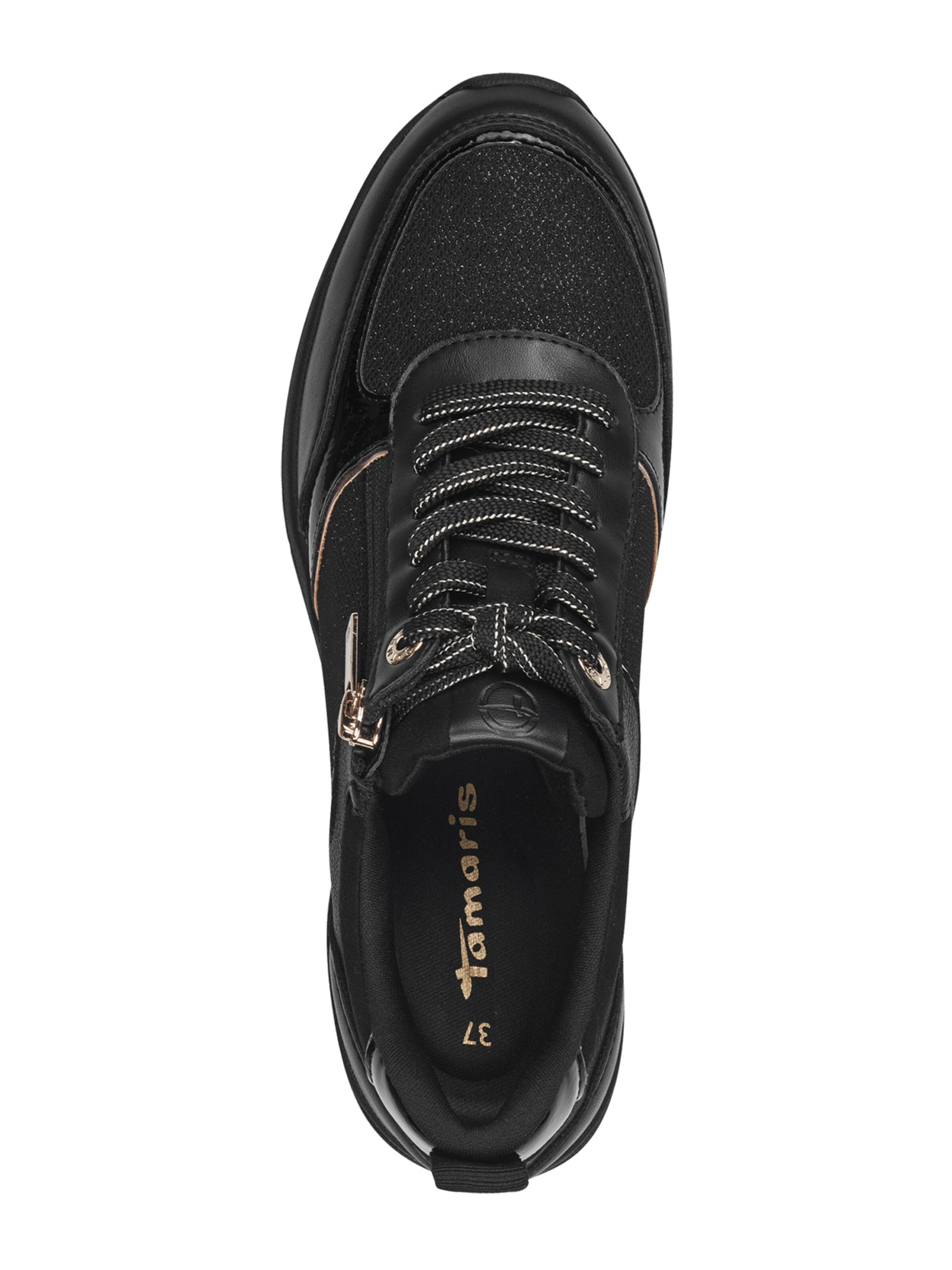 Tamaris Platform trainers in Black