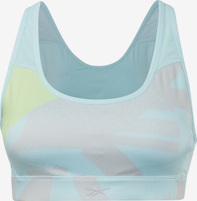 REEBOK Sport BH in hellblau / gelb / rosa, Produktansicht