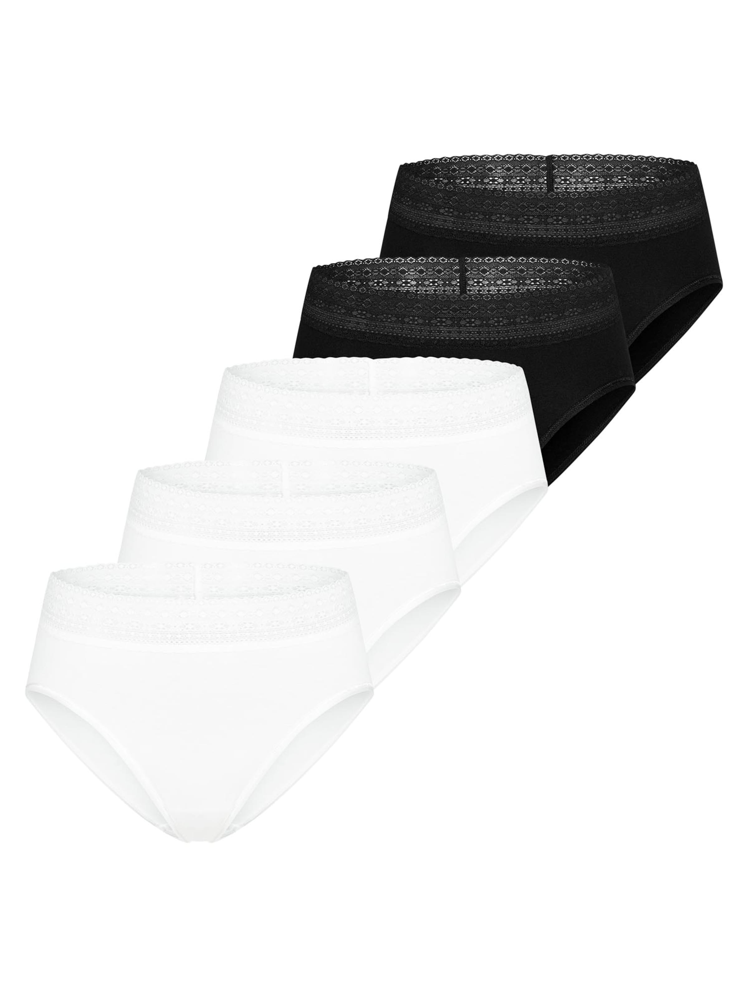 Mey Panty 'Modal Lace' in Silver: front