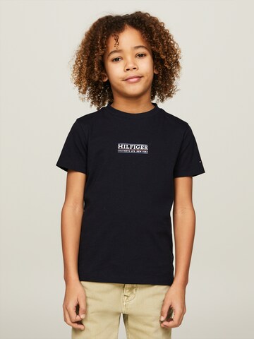 TOMMY HILFIGER Tričko – modrá: přední strana