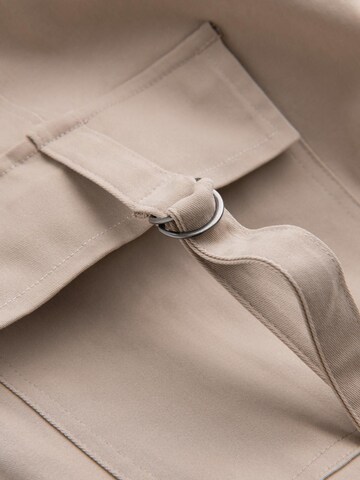 Effilé Pantalon cargo Ombre en beige