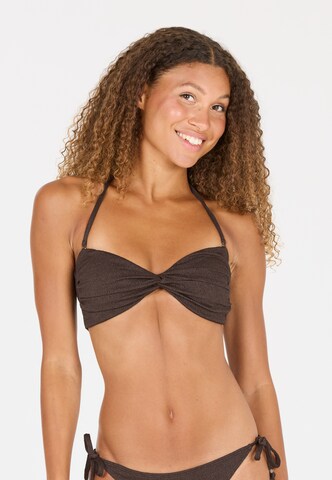 Athlecia Triangel Bikinitop 'Larinie' in Rood: voorkant