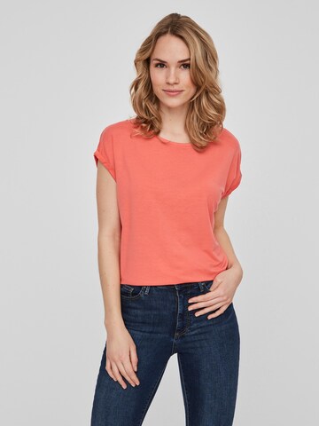 VERO MODA T-shirt 'Ava' i orange: framsida