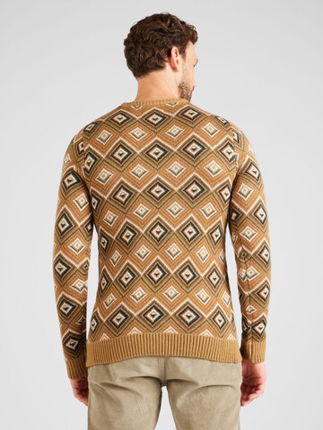 BLEND Sweater in Brown