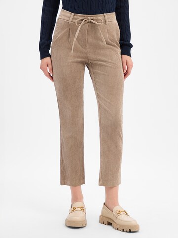 Regular Pantalon Marie Lund en marron : devant
