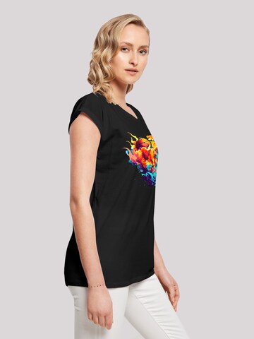 T-shirt 'Basketball Sports Collection - Abstract player' F4NT4STIC en noir