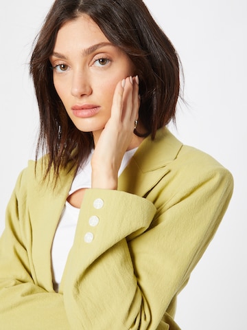 Nasty Gal Blazer in Yellow