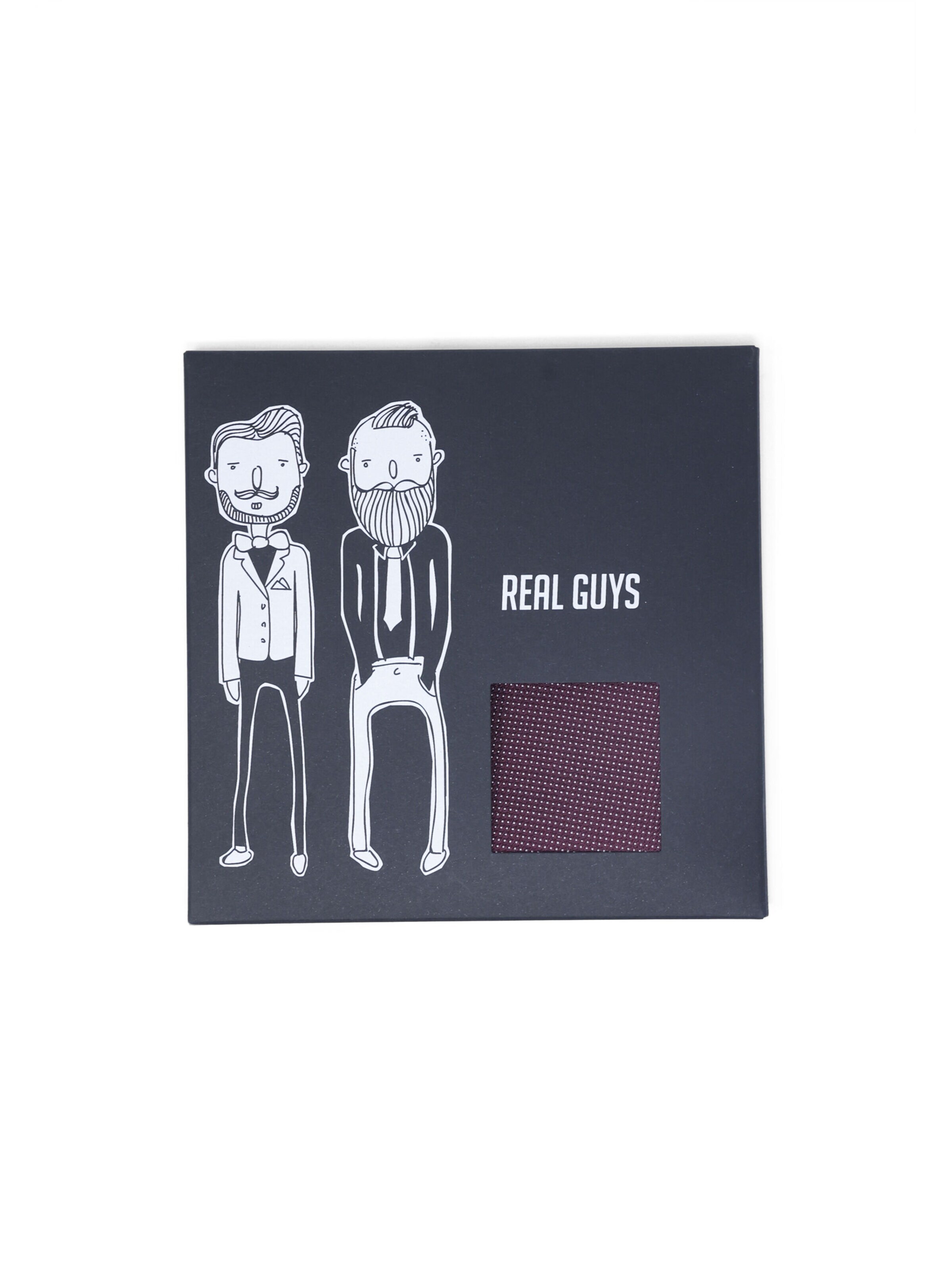 Real Guys Pocket Square in Red