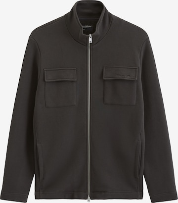 Marc O'Polo Sweatjacke in Schwarz: Vorderseite