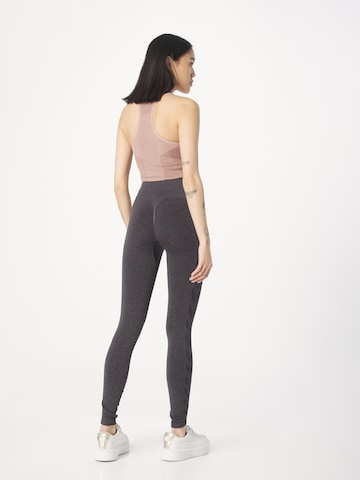 Hummel Skinny Sporthose in Schwarz