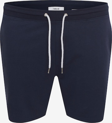 !Solid Regular Broek 'Tamp' in Blauw: voorkant