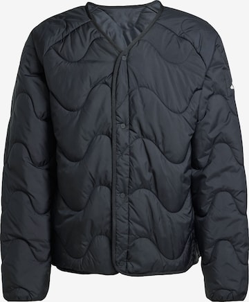 ADIDAS SPORTSWEARSportska jakna 'Nuganic' - crna boja: prednji dio
